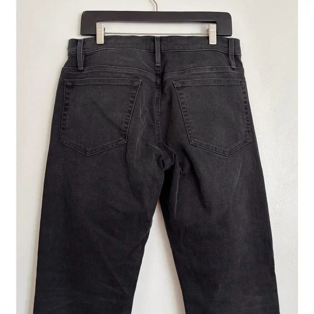 Black Washed Men's FRAME Vaporize L'Homme Slim Jeans 31